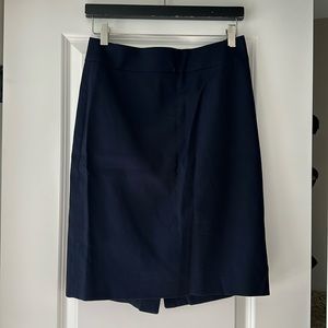 JCrew navy pencil skirt